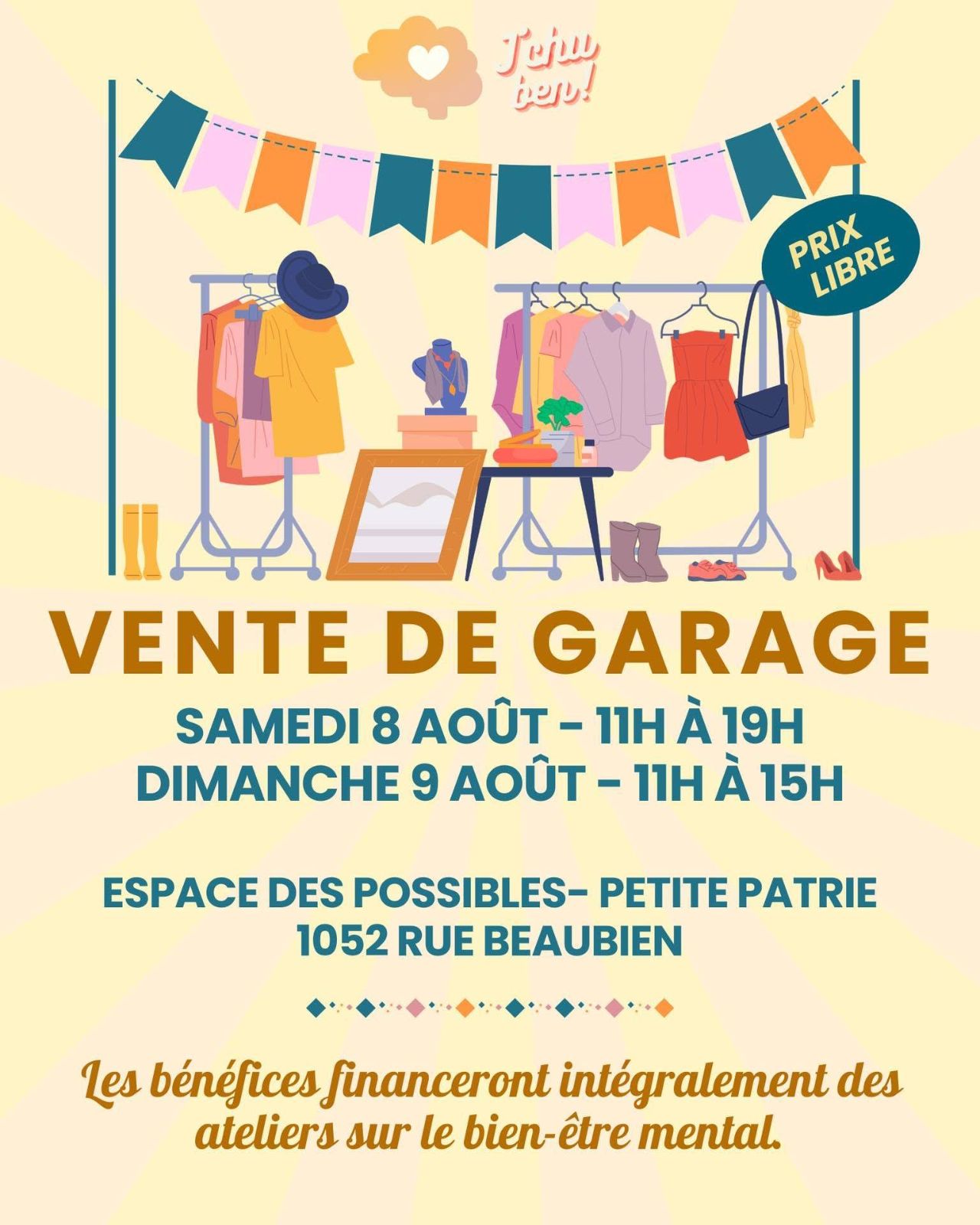 Vente de garage · couverture