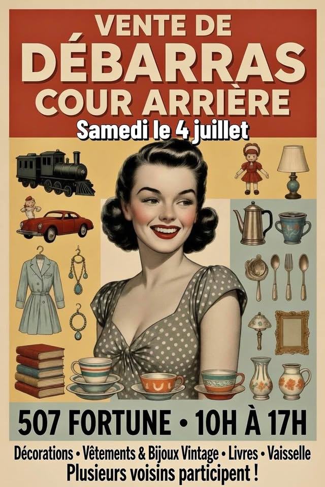 Vente de garage · couverture